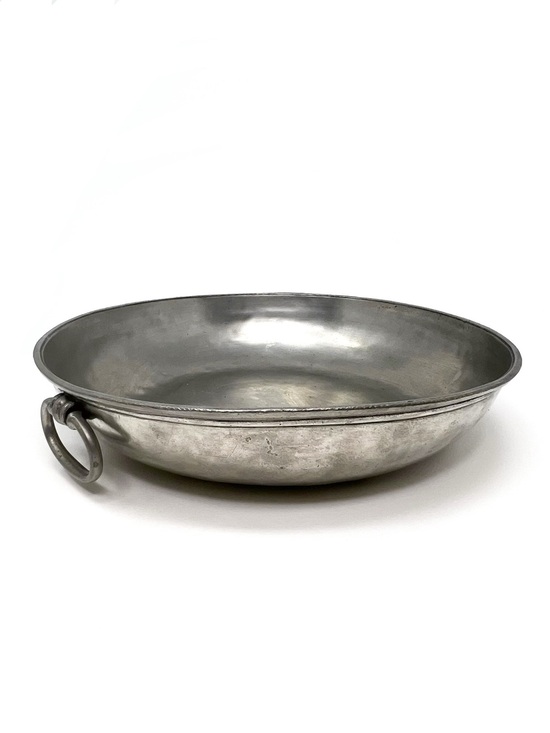 Cosi Tabellini Other - Cosi Tabellini Large ShallowPewter Bowl Fruit Bread Serveware Centerpiece